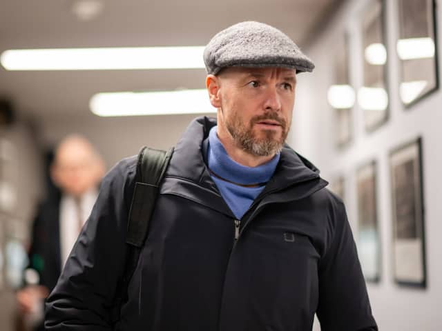Man Utd manager Erik ten Hag. The Red Devils host Fulham in the Premier League on Saturday afternoon. 