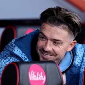Manchester City winger Jack Grealish. The England international left Aston Villa in 2021.