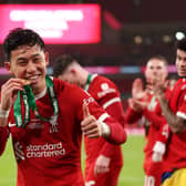 Liverpool midfielder Wataru Endo. The Japan international is a doubt for Wednesday's FA Cup clash against Southampton. 