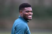 Arsenal midfielder Thomas Partey. The Ghanaian is one of several injury concerns heading into the Gunners' next match, against Sheffield United