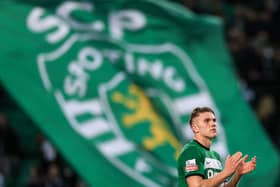 Sporting CP striker Viktor Gyokeres. The striker has emerged as a target for Arsenal in recent days. 