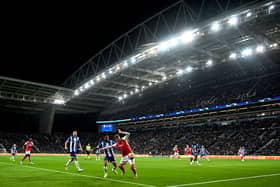 Arsenal player Martin Odegaard in action in the Champions League. 