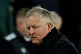 Sheffield United manager Chris Wilder. 