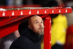 Manchester United manager Erik ten Hag. The Dutchman could be replaced at Old Trafford this summer, according to reports. 