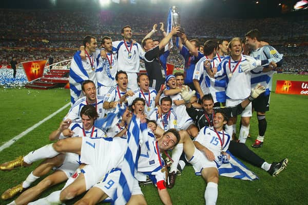 Greece stunned the footballing world when they were crowned Euro 2004 winners.