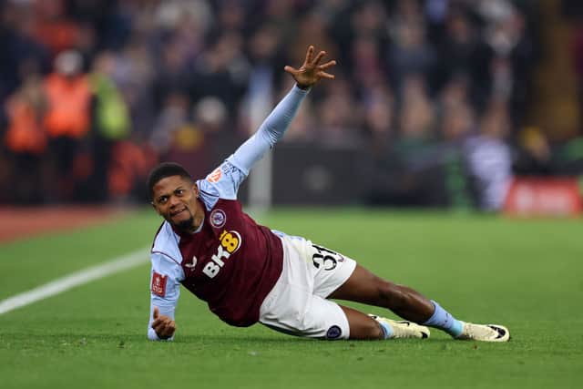 Aston Villa winger Leon Bailey.