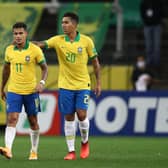 Brazilian duo Philippe Coutinho and Roberto Firmino. 