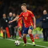 RB Leipzig attacker Dani Olmo. Tottenham have been linked with a move for the Spain international
