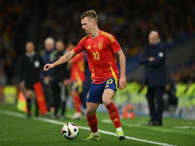 RB Leipzig attacker Dani Olmo. Tottenham have been linked with a move for the Spain international