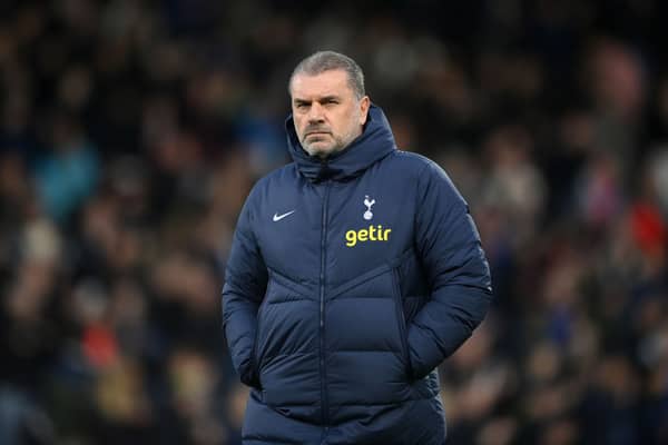 Tottenham manager Ange Postecoglou. Spurs have heavily relied on Son Heung-min this season. 