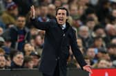 Aston Villa manager Unai Emery.
