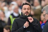 Brighton manager Roberto de Zerbi.