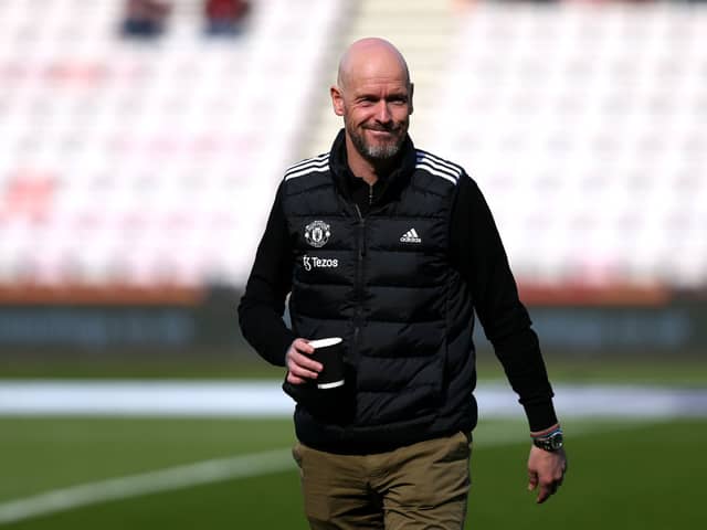 Manchester United manager Erik ten Hag.