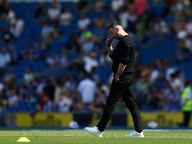 Roberto De Zerbi, Former manager of Brighton & Hove Albion