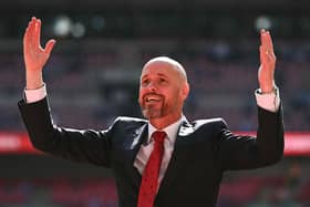 Manchester United's Dutch manager Erik ten Hag 
