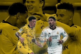 It was Jadon Sancho v Jude Bellingham in the UEFA Champions League final.