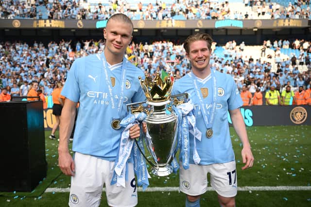 Manchester City's treble-winning side from last season cost an estimated £1.1bn