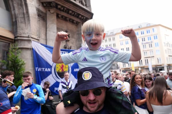 Scotland fans in Munich.