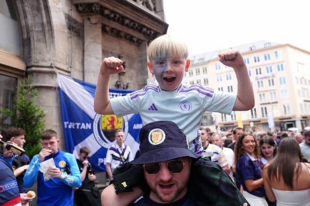 Scotland fans in Munich.