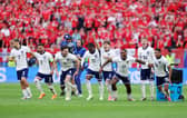 Players of England celebrate