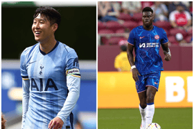 Tottenham and Chelsea players in their new kits