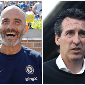Chelsea manager Enzo Maresca and Aston Villa boss Unai Emery