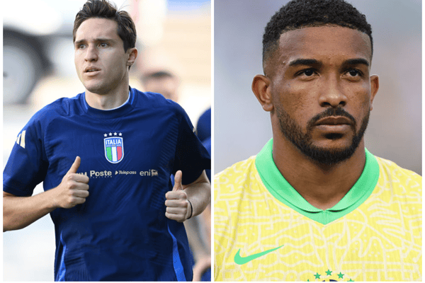 Federico Chiesa and Gleison Bremer