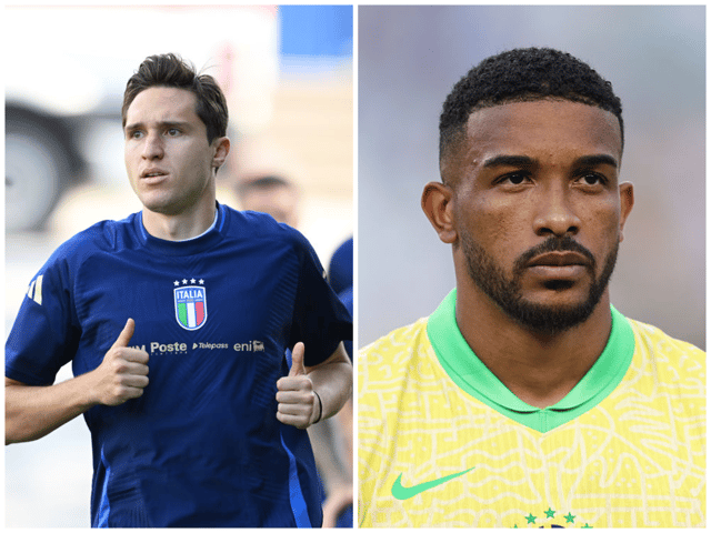 Federico Chiesa and Gleison Bremer