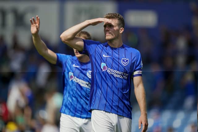 Pompey defender Conor Shaughnessy is ready to shoulder greater leadership responsibilities. Pic: Jason Brown/ProSportsImages