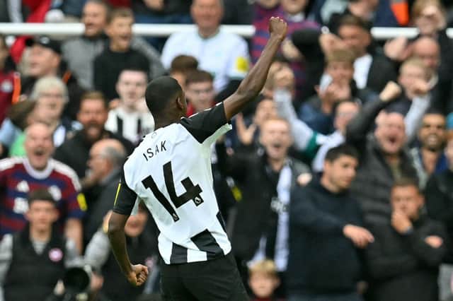Newcastle United striker Alexander Isak