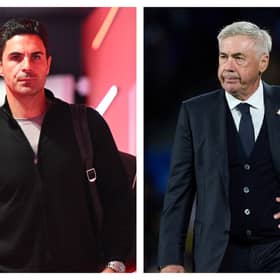 Mikel Arteta and Carlo Ancelotti