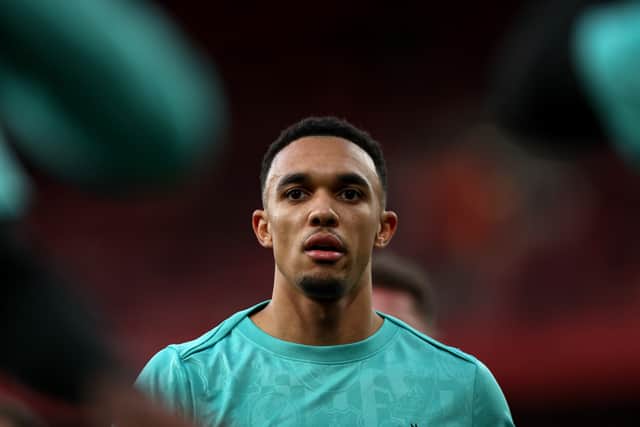 Trent Alexander-Arnold faces an uncertain future at Liverpool with his contract due to expire in the summer.