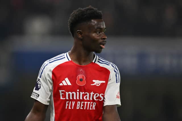 Bukayo Saka of Arsenal