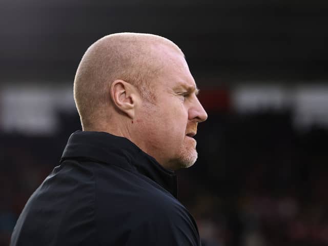 Everton manager Sean Dyche.  (Photo by Charlie Crowhurst/Getty Images)