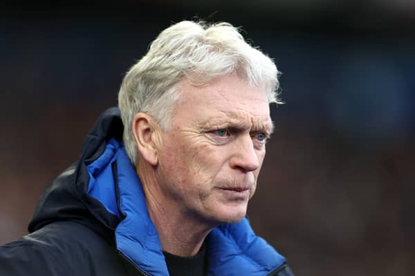 David Moyes, Manager of Everton, looks on prior to the Premier League match between Brighton & Hove Albion FC and Everton FC at Amex Stadium on January 25, 2025 in Brighton, England. (Photo by Bryn Lennon/Getty Images)