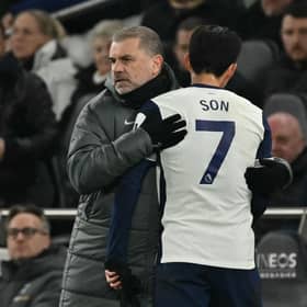 Son Heung-Min was subbed off with a knock during Spurs' victory over Man Utd