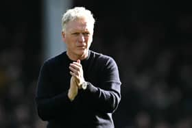 David Moyes. (Photo by PAUL ELLIS/AFP via Getty Images)          