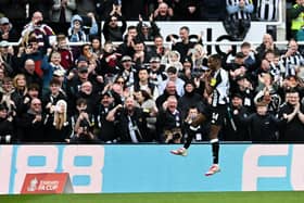 Alexander Isak was subbed off during Newcastle's defeat to Brighton in the FA Cup