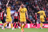 Matheus Cunha was sent off against Bournemouth.