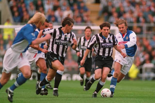 Newcastle United 1993/95 kit - Getty Images