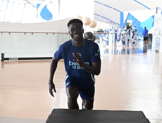 Bukayo Saka is edging closer to a return to first team action for Arsenal. (Getty Images)