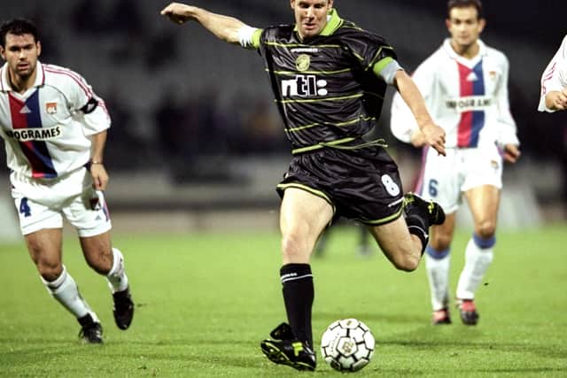 Craig Burley models the away kit that was used between 1998 and 2000.