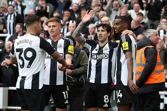 Newcastle United players (Photo by George Wood/Getty Images)