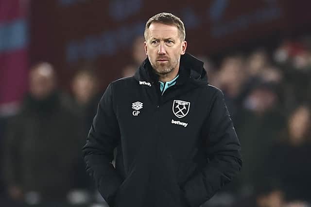 West Ham boss Graham Potter.