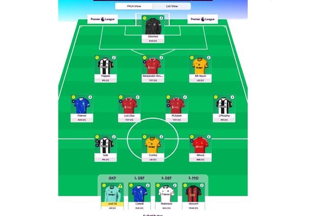 Our dream free hit XI for GW34