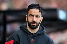 Manchester United boss Ruben Amorim. 