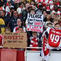 Arsenal fans salute their heros after beating Newcastle United in the Premier League | Getty Images