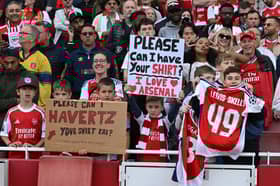 Arsenal fans salute their heros after beating Newcastle United in the Premier League | Getty Images