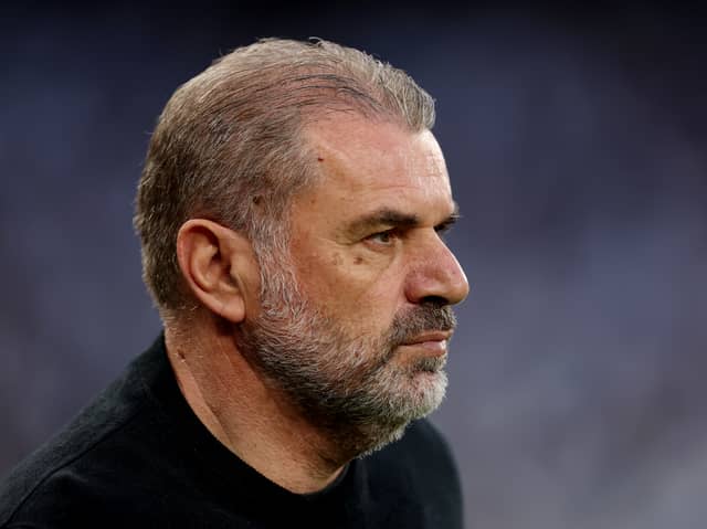 Ange Postecoglou watches Tottenham in the Europa League | Getty Images