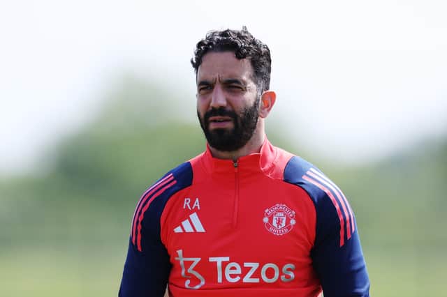 Manchester United boss Ruben Amorim. 
